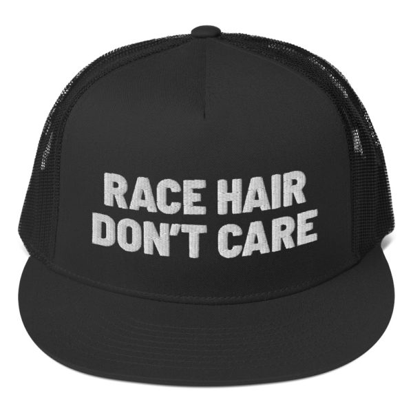 Race Lover Trucker Hat in Black
