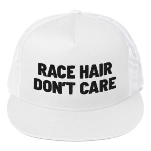 Race Lover Trucker Hat in White