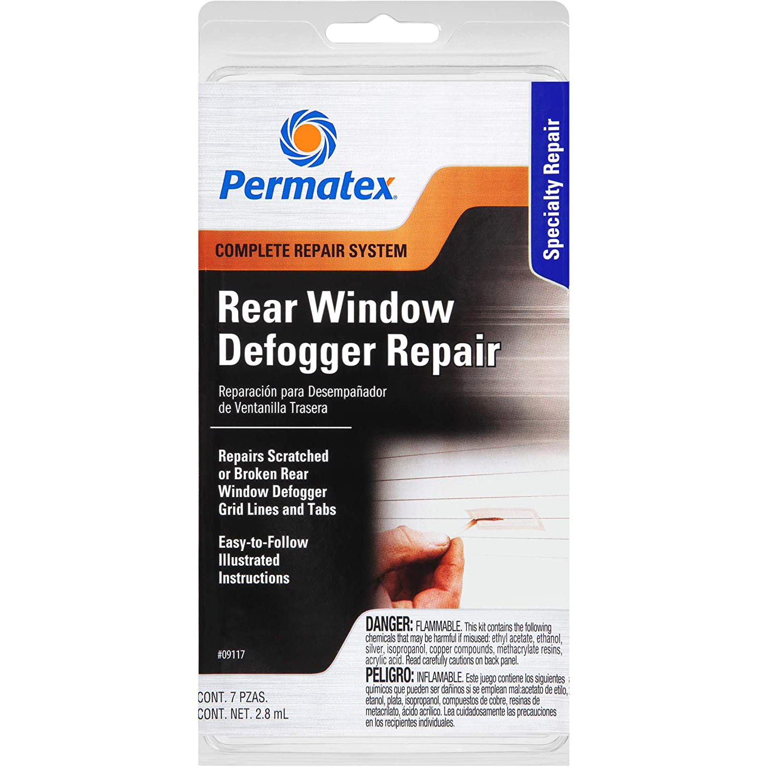 Rear window defogger repair kit