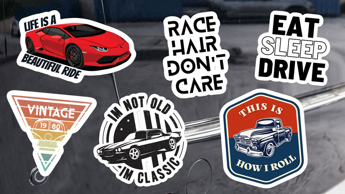 Stickers and decals 